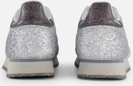 Woden Ydun Icon Sneakers glitter grijs Textiel