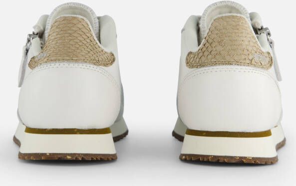 Woden Ydun Zipper Sneakers wit Leer
