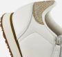 Woden Ydun Leather Zipper Trendy Leren Sneakers Beige Dames - Thumbnail 7