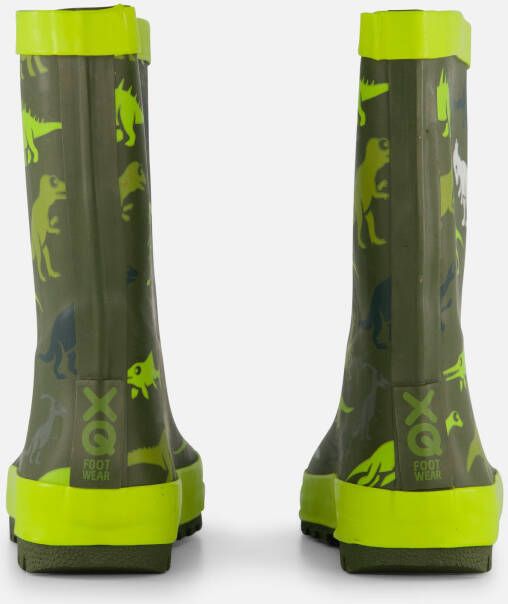 XQ Footwear Dino Regenlaarzen groen