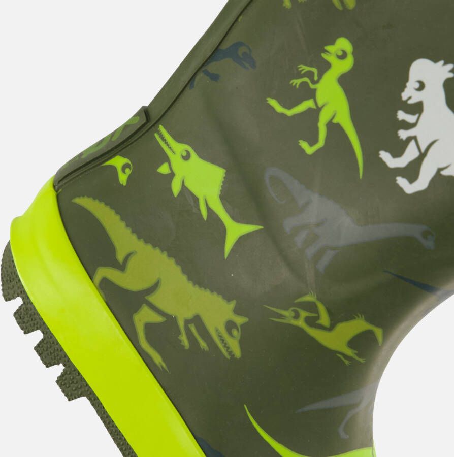 XQ Footwear Dino Regenlaarzen groen