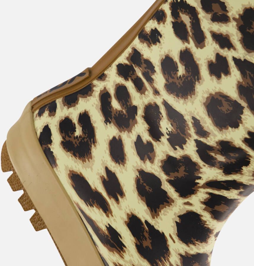 XQ Footwear Leopard Regenlaarzen beige
