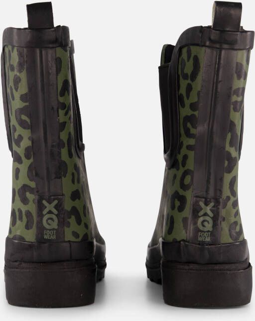 XQ Footwear Regenlaarzen groen Rubber