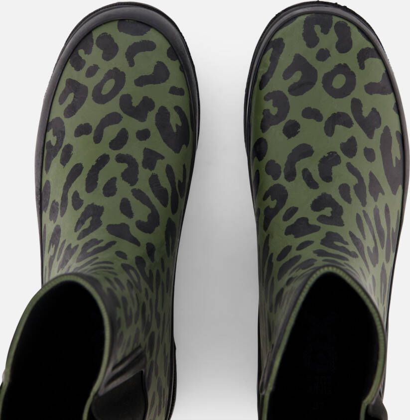 XQ Footwear Regenlaarzen groen Rubber