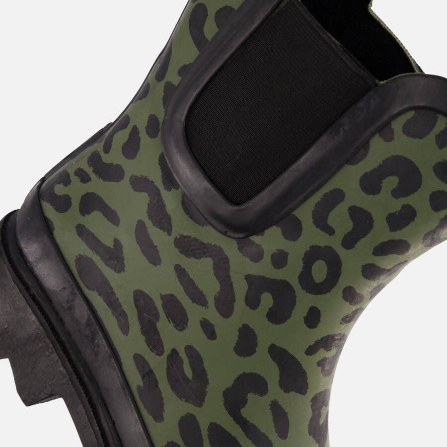 XQ Footwear Regenlaarzen groen Rubber