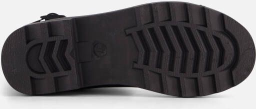 XQ Footwear Regenlaarzen zwart Rubber
