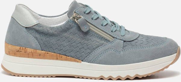 Feyn Claire sneakers blauw Suede - Schoenen.nl