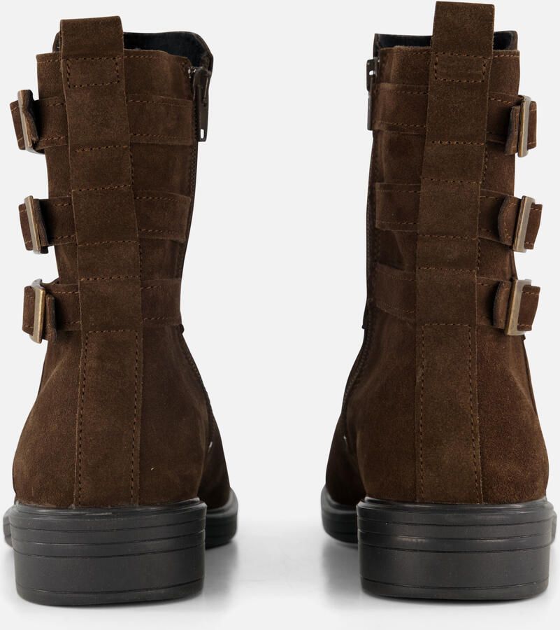 Feyn Enkellaarsjes bruin Suede - Foto 2