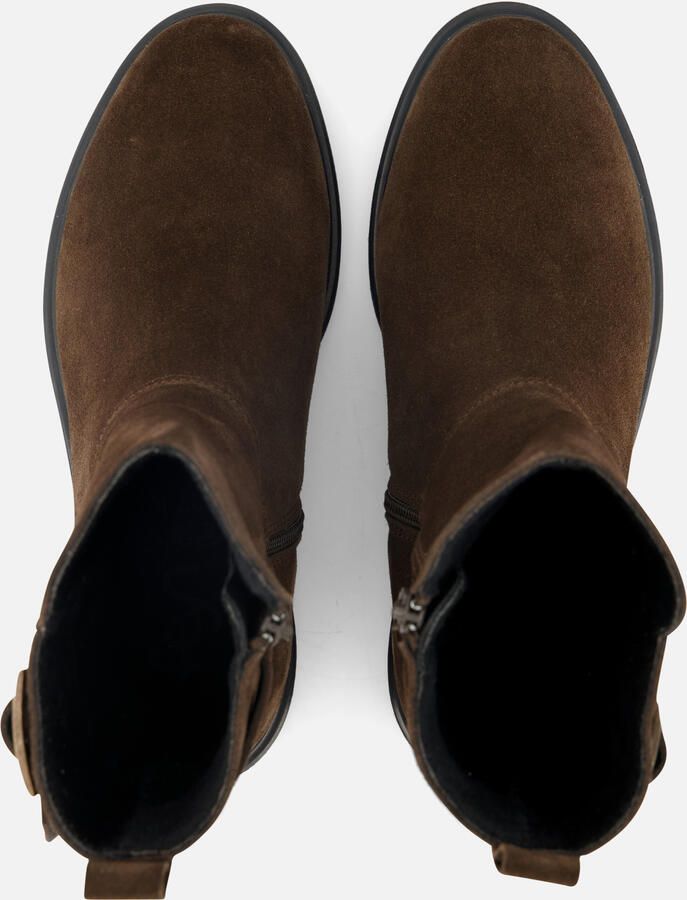 Feyn Enkellaarsjes bruin Suede - Foto 3