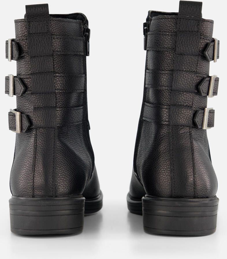 Feyn Enkellaarsjes zwart Leer - Foto 3