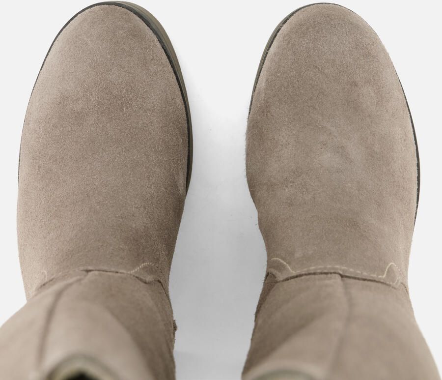 Feyn Hoge laarzen beige Suede