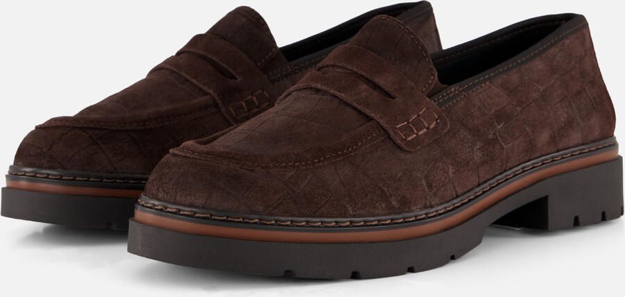 Feyn Instappers bruin Suede