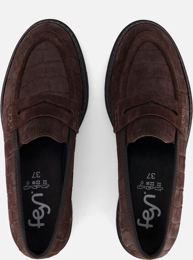 Feyn Instappers bruin Suede - Foto 3