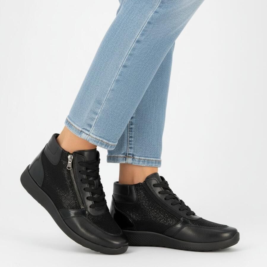 Feyn Kira 24 Veterboots zwart Leer K-Leest - Foto 2