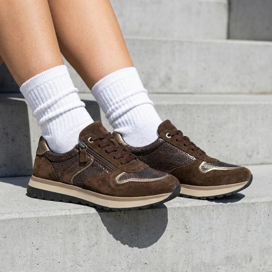 Feyn Kivian Sneakers bruin Suède K-Leest - Foto 2