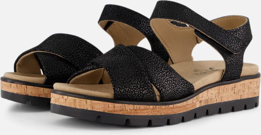 Feyn Mia01 Sandalen zwart Leer - Foto 4