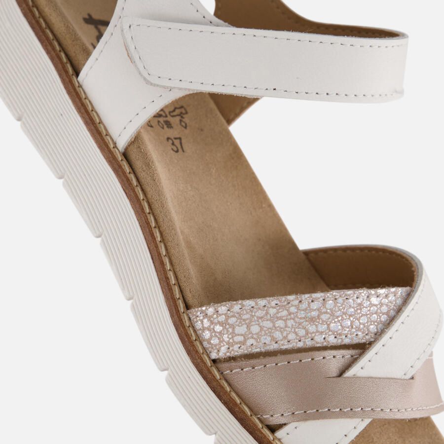 Feyn Nora03 Sandalen wit Leer - Foto 2