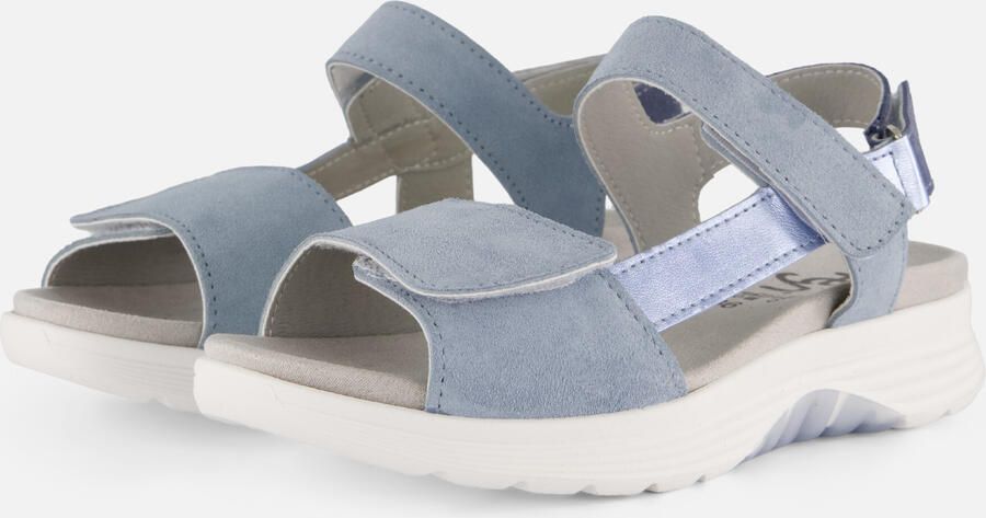 Feyn Sandalen blauw Leer