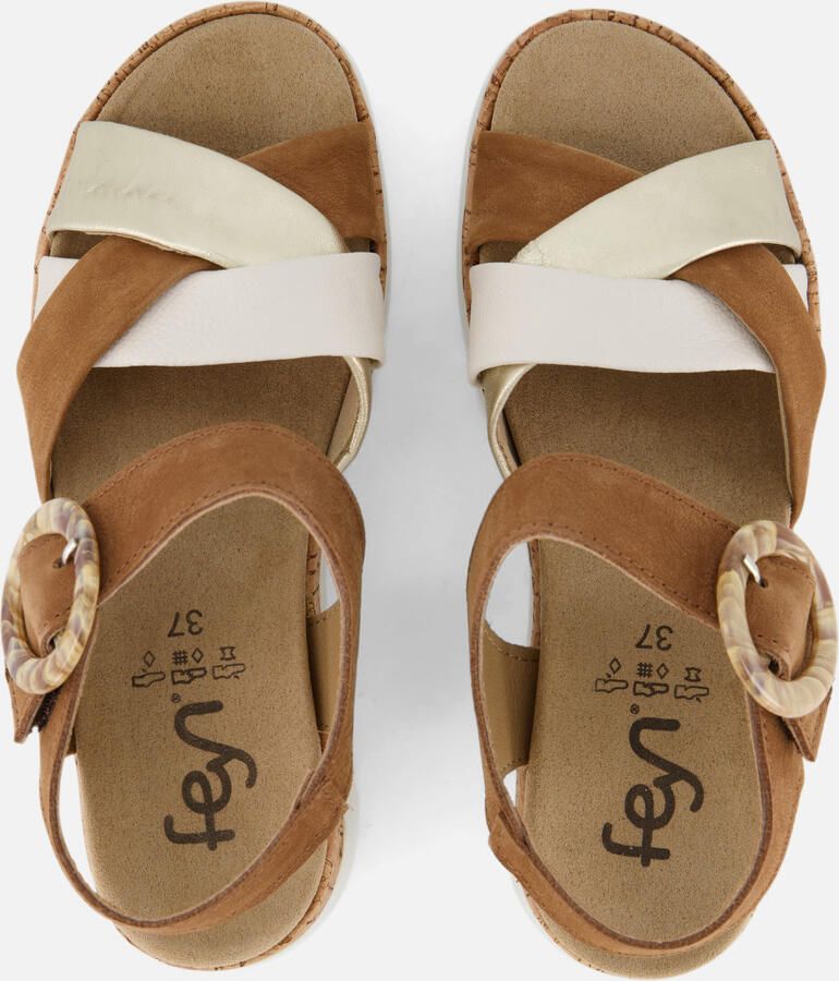 Feyn Sandalen cognac Nubuck - Foto 3