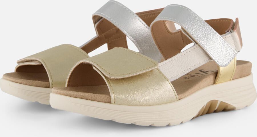 Feyn Sandalen goud Leer