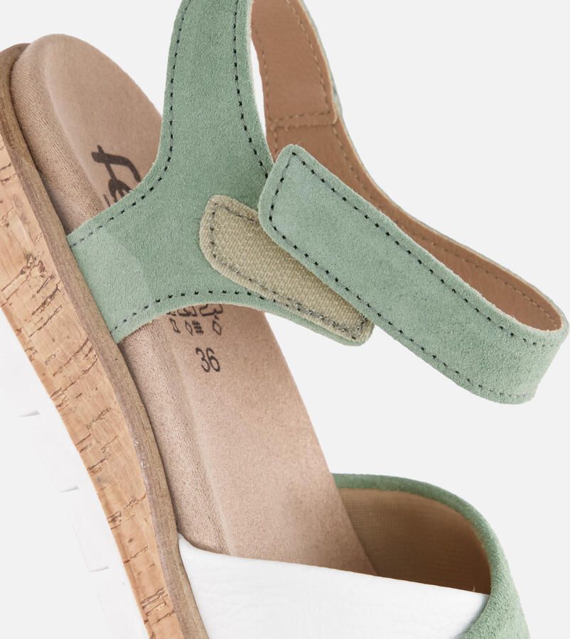 Feyn Sandalen groen Leer - Foto 3