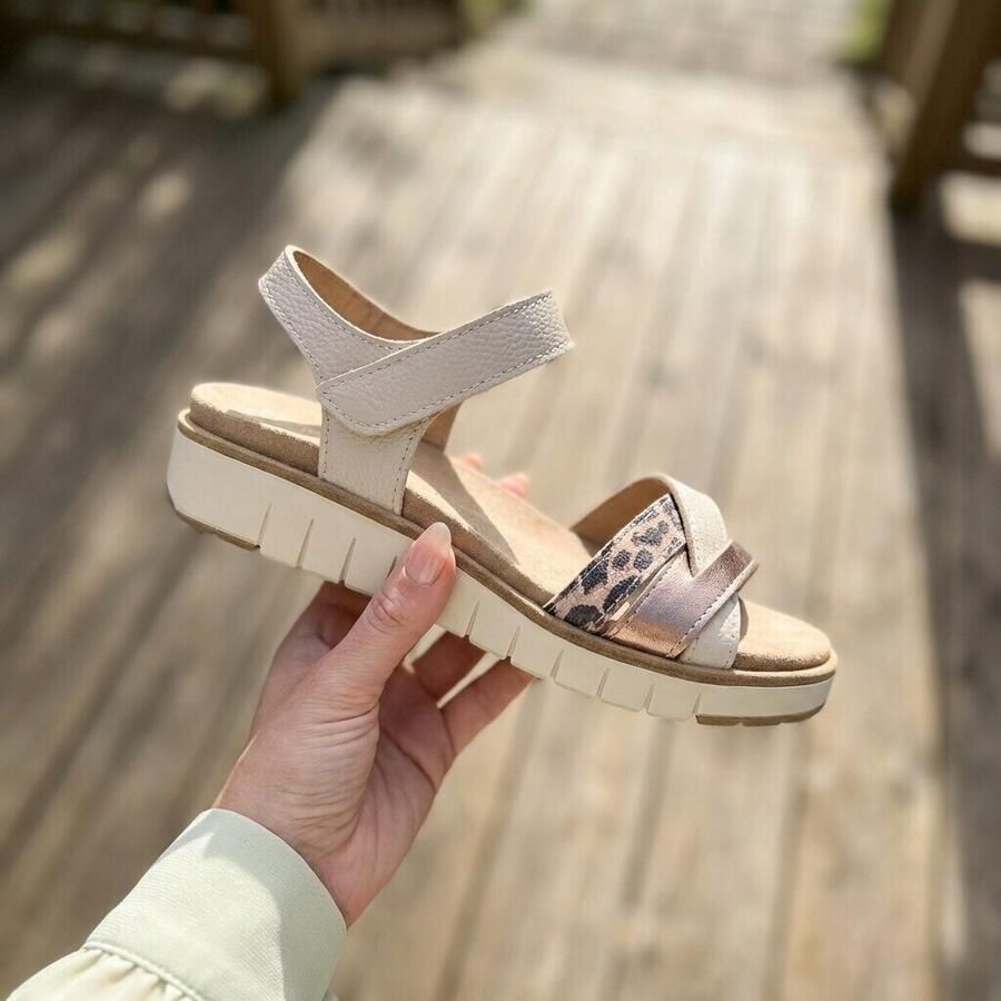 Feyn Sandalen wit Leer
