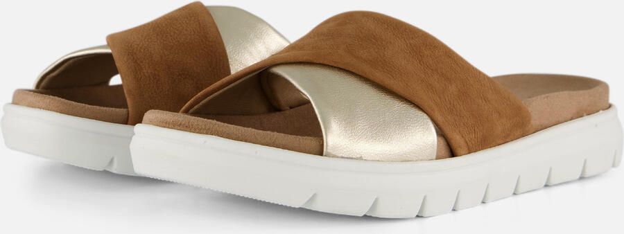 Feyn Slippers cognac Leer - Foto 5