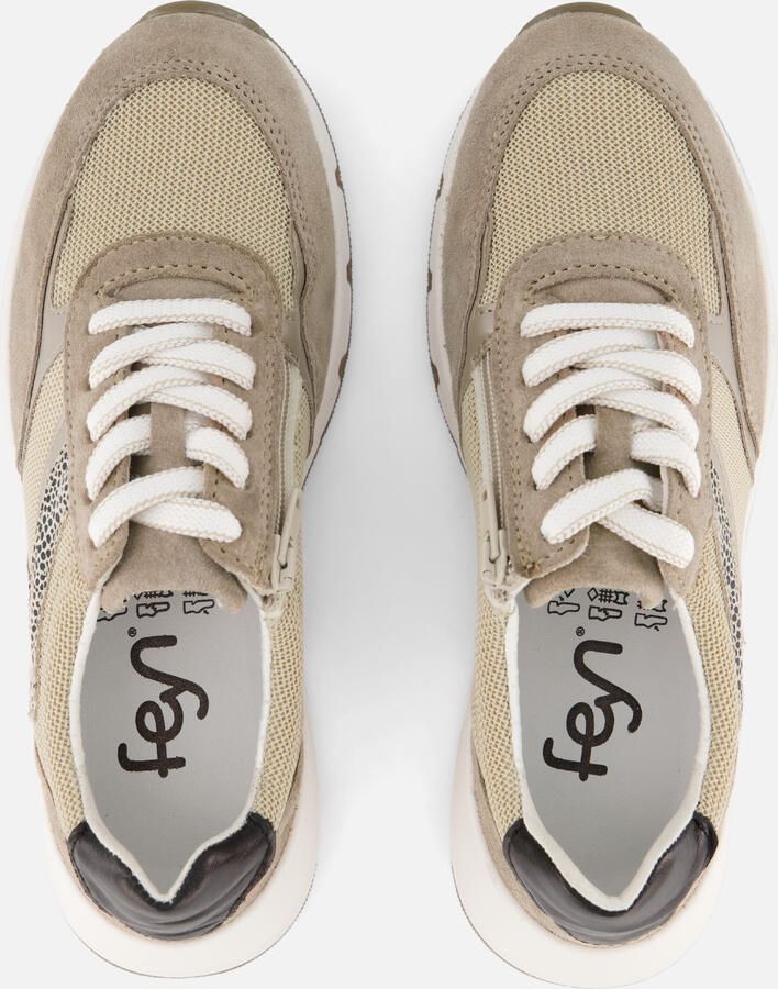 Feyn Sneakers beige Suede - Foto 3