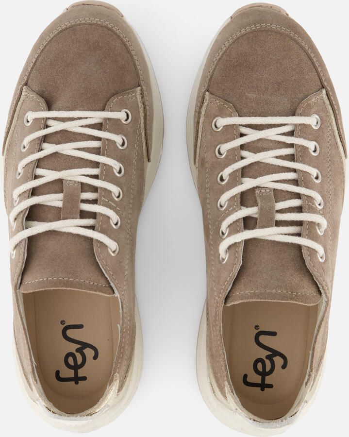 Feyn Sneakers beige Suède - Foto 2