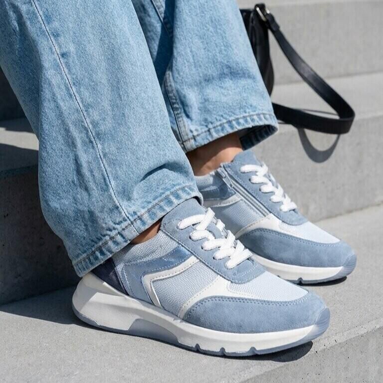 Feyn Sneakers blauw Suede - Foto 3