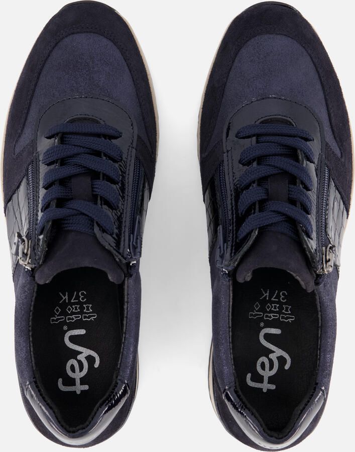 Feyn Sneakers blauw Suede - Foto 4