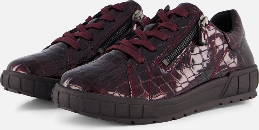 Feyn Sneakers bordeauxrood Lak - Foto 4