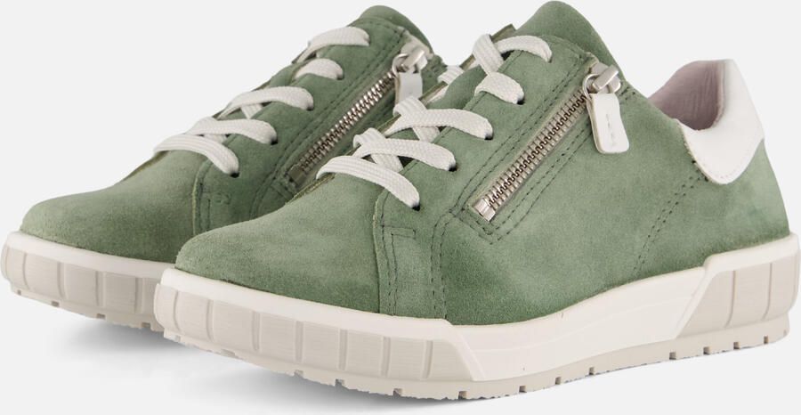 Feyn Sneakers groen Suède K-leest - Foto 4