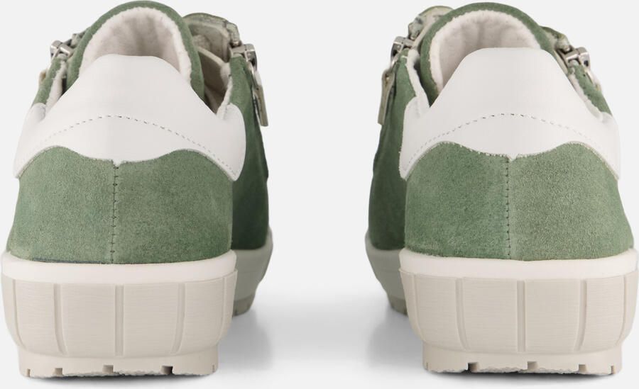 Feyn Sneakers groen Suède K-leest - Foto 3