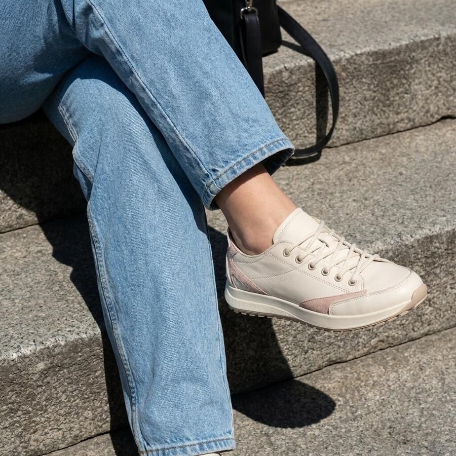 Feyn Sneakers wit Suède - Foto 2