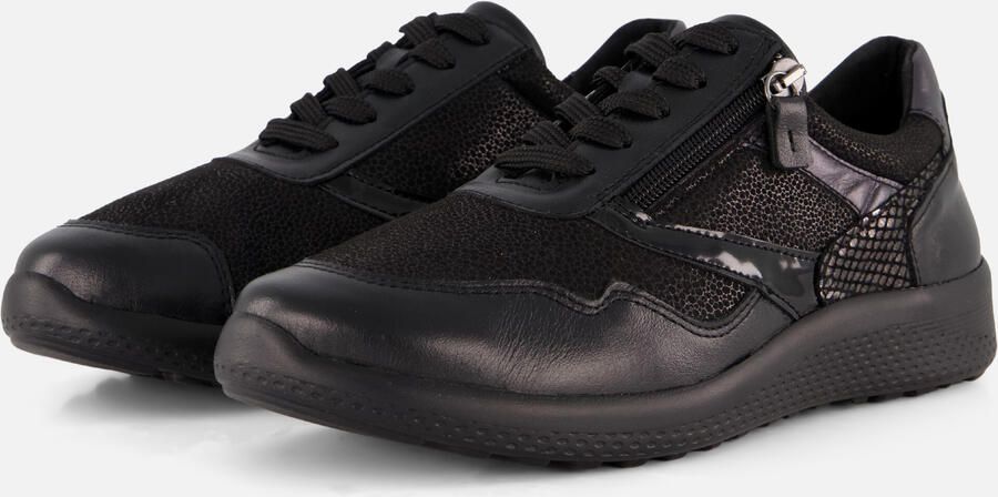 Feyn Sneakers zwart Suede - Foto 4