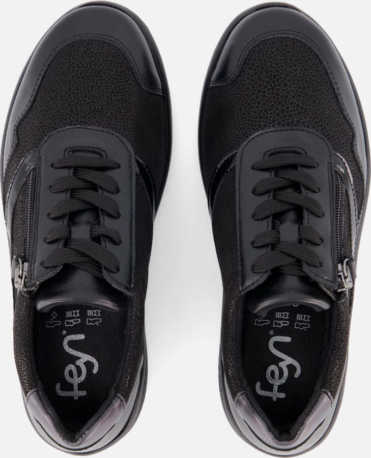 Feyn Sneakers zwart Suede - Foto 2