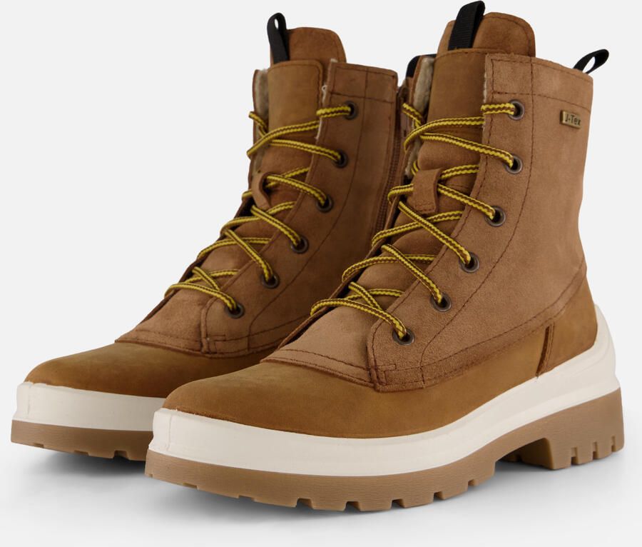 Feyn Veterboots cognac Suède