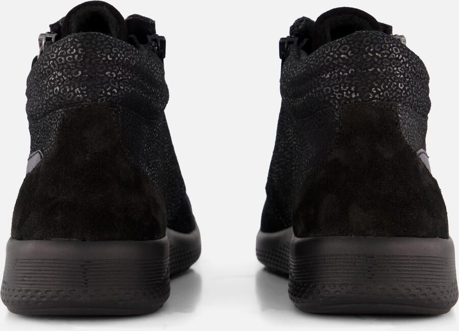 Feyn Veterboots zwart Suede - Foto 4