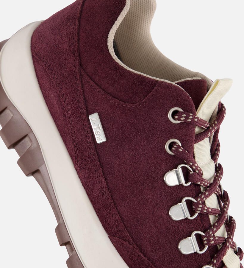 Feyn Veterschoenen Bordeauxrood Suède - Foto 2