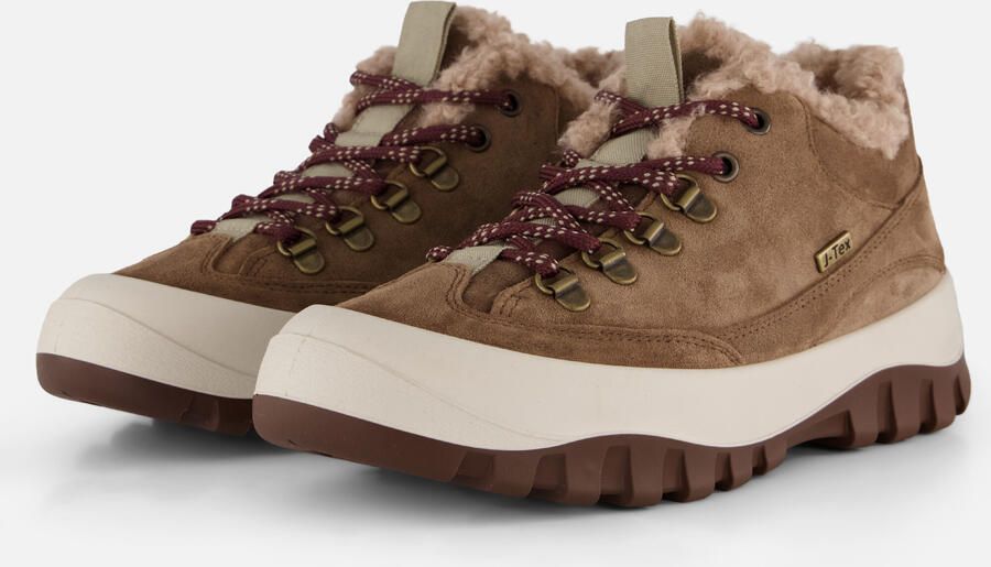 Feyn Veterschoenen cognac Suède