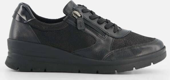 Feyn Luna Sneakers zwart Leer