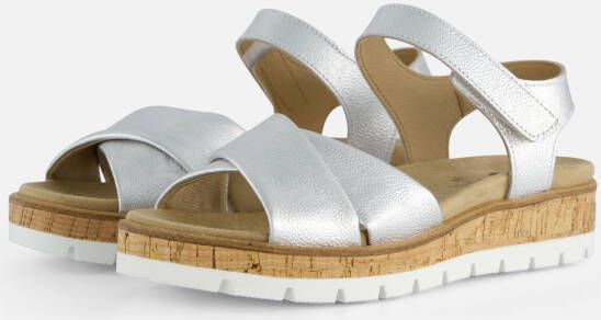 Feyn Mia 01 Sandalen zilver Leer