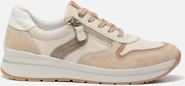 Feyn Sneakers Beige Suede 101515 Dames Suède - Schoenen.nl