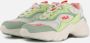 Fila Collene sneakers lichtroze geel mintgroen Jongens Meisjes Mesh Meerkleurig 33 - Thumbnail 3