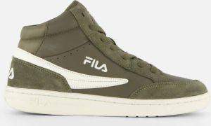 Fila Crew Mid Sneakers groen Imitatiesuede