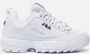 Fila Witte Polyester Sneaker met Contrasterende Details White Dames - Thumbnail 1