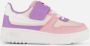 Fila Roze Paarse Klittenbandsneaker voor Meisjes Multicolor Dames - Thumbnail 1