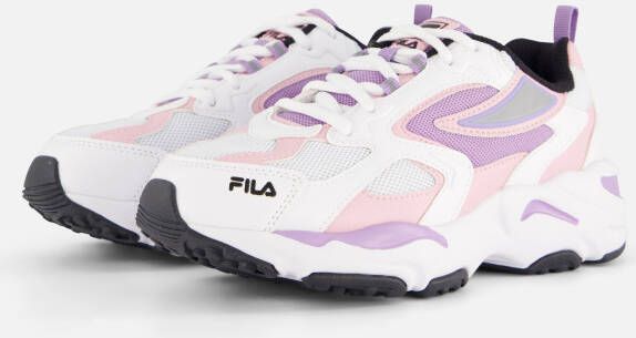 Fila CR-CW02 Ray Tracer Teens sneakers wit roze lila Jongens Meisjes Mesh 37