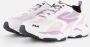 Fila CR-CW02 Ray Tracer Teens sneakers wit roze lila Jongens Meisjes Mesh 37 - Thumbnail 3